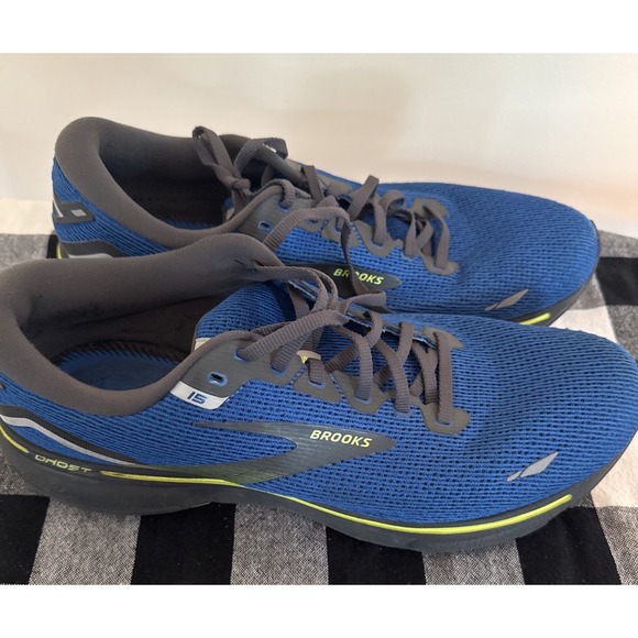 Brooks Ghost 15 Mens 12.5D Shoes Blue Running Walking Sneaker 1103931D403 Gym main image 6
